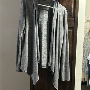 Reebok Women's Heather Gray Cardigan